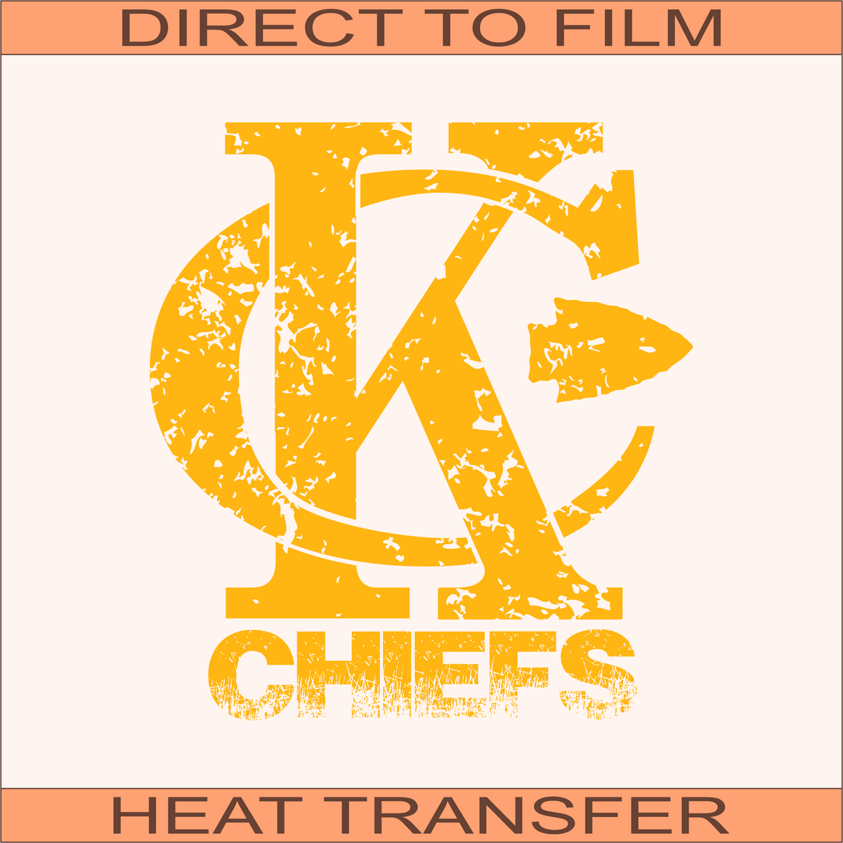 Ready to Press KC Chiefs Transfer Ready to Press Peace Love