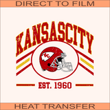 KCC62 KC EST 1960 Distressed | Ready to Press Heat Transfer 10" x 8.5"