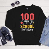 100 Days Of School Survivor | Ready to Press Heat Transfer 8.2" x 10.5"