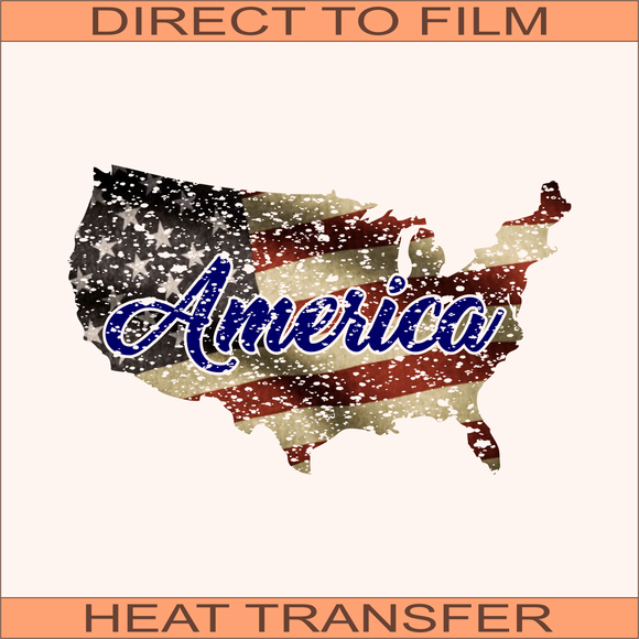 SB602 AMERICA  | Ready to Press Heat Transfer 10.5