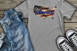 SB602 AMERICA  | Ready to Press Heat Transfer 10.5" X 6.4"