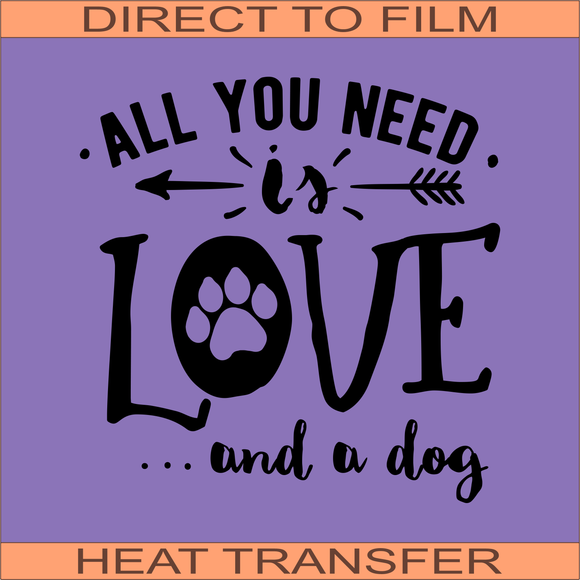 SB601 And A Dog | Ready to Press Heat Transfer 9.5