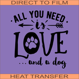 SB601 And A Dog | Ready to Press Heat Transfer 9.5" x 9.6"