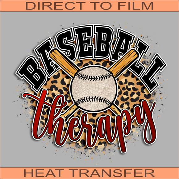 Baseball Therapy | Ready to Press Heat Transfer 10