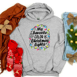 SB589 Christmas Lights Color | Ready to Press Heat Transfer 8" x 9.8"