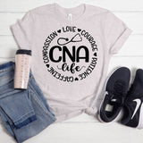 SB195 CNA Life Circle Words | Ready to Press Heat Transfer 9 x 9.1