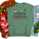 SB591 Counselor Christmas Crew | Ready to Press Heat Transfer 9.5" x 7.7"