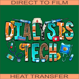 Dialysis Tech Western | Ready to Press Heat Transfer 10" x 6.5"