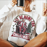 I'll Be Home For Christmas Chair  | Ready to Press Heat Transfer 10.5" x 12"