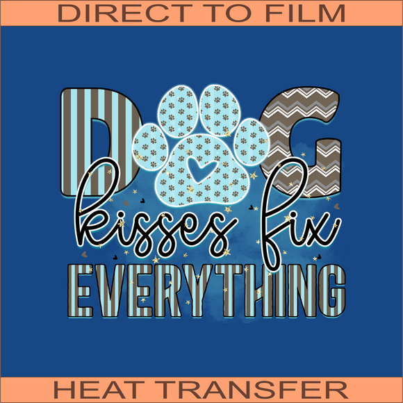 Dog Kisses | Ready to Press Heat Transfer 10