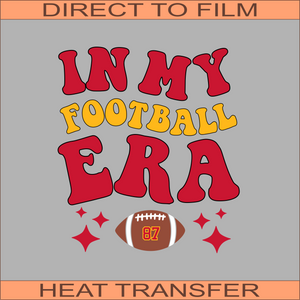 In My Football Era Wavy | Ready to Press Heat Transfer 10.5" x 11.9"