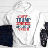 I Support Trump and | Ready to Press Heat Transfer 10" x 10.9"