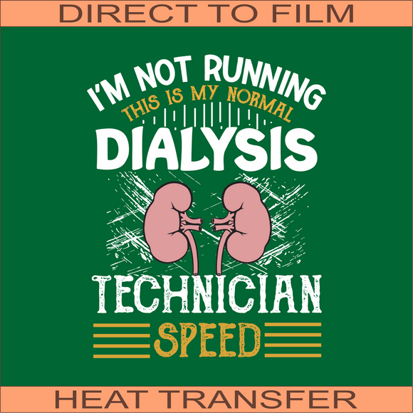 I'm Not Running | Ready to Press Heat Transfer 8.25