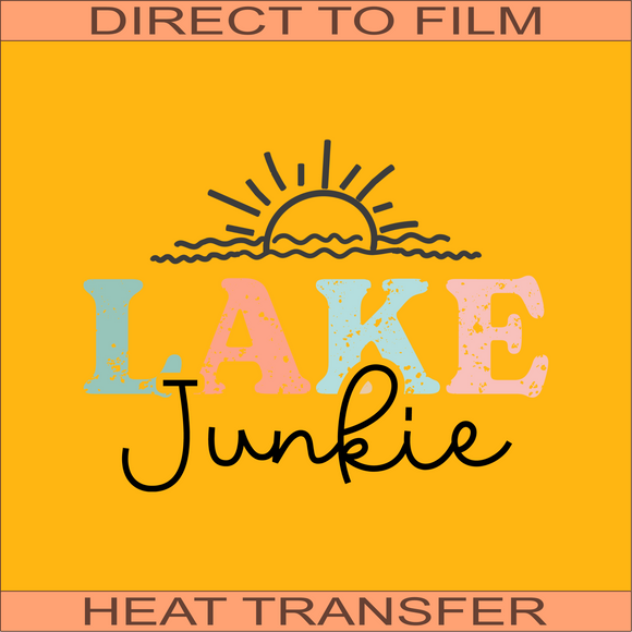 Lake Junkie | Ready to Press Heat Transfer 10.5