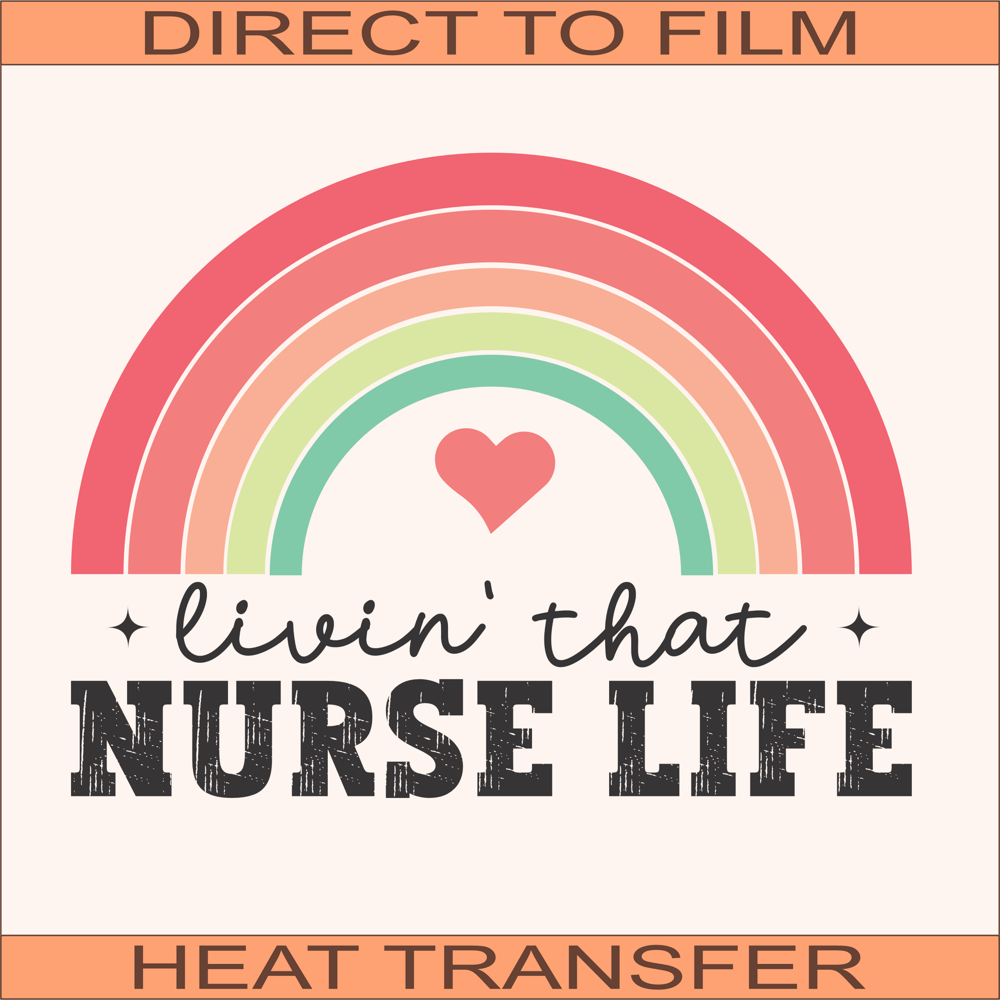 Nurse Life Loading SB408 Livin' That Nurse Life | Ready to Press Heat Transfer 10