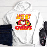 Love My Chiefs| Ready to Press Heat Transfer 10.2" x 8.9"