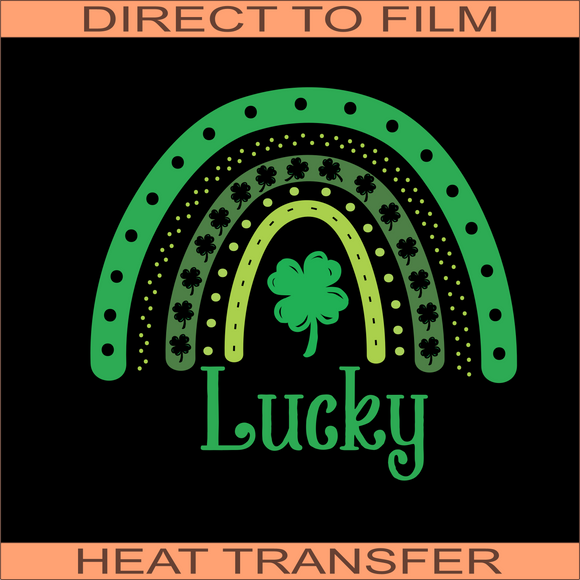 Lucky Rainbow | Ready to Press Heat Transfer 9.5