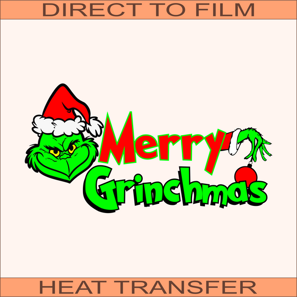 SB599 Merry Grinchmas | Ready to Press Heat Transfer 10