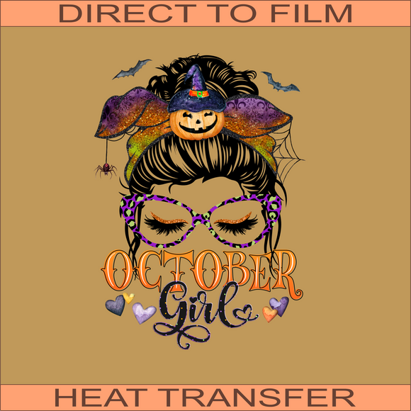 October Girl | Ready to Press Heat Transfer 8