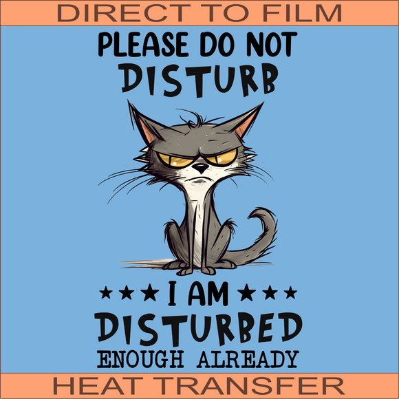 Please Do Not Disturb | Ready to Press Heat Transfer  7