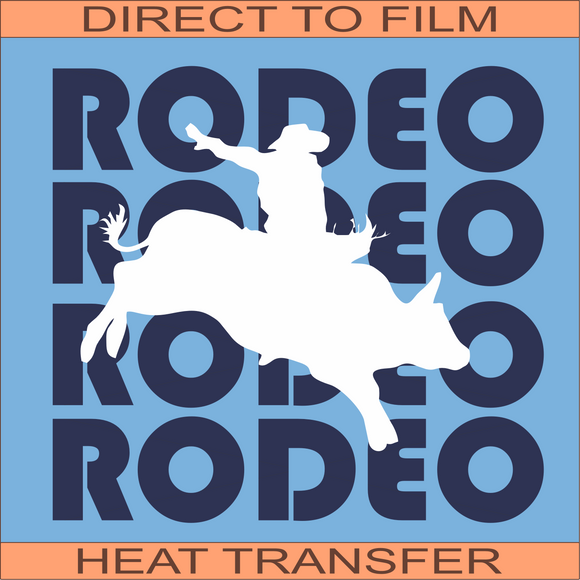 Rodeo Bullriding | Ready to Press Heat Transfer 8.5