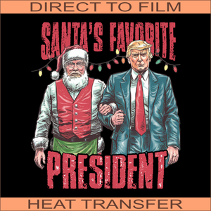 Santas Favorite | Ready to Press Heat Transfer 11" x 12.6"