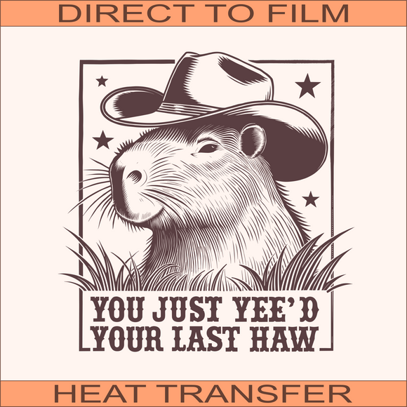 SB649 Yee'd Your Last Haw | Ready to Press Heat Transfer 9.5