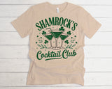 SB654 Shamrock's Cocktail Club | Ready to Press Heat Transfer 10" x 10.6"