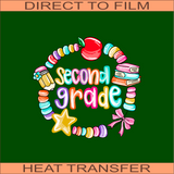 SB668 Second Grade | Ready to Press Heat Transfer 10" x 9.8"