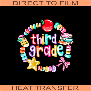 SB669 Third Grade | Ready to Press Heat Transfer 10" x 9.8"