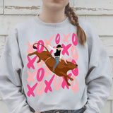 SB676 XO Bullrider  | Ready to Press Heat Transfer 10" x 12.6"