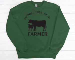 SB557 Support Your Local Farmer | Ready to Press Heat Transfer 8.5" x 7.9"