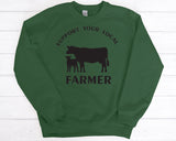 Support Your Local Farmer | Ready to Press Heat Transfer 8.5" x 7.9"