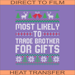 Trade Brother | Ready to Press Heat Transfer 7.9" x 10"