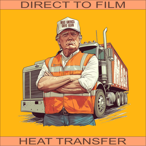 Trash Man | Ready to Press Heat Transfer 12