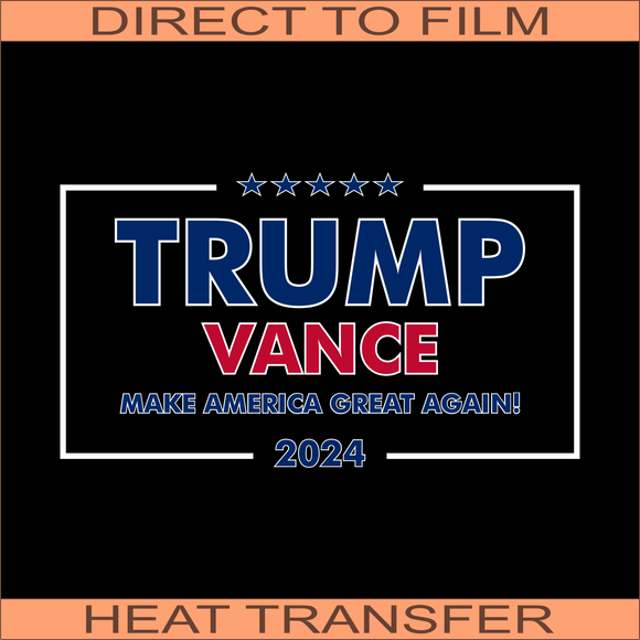 Trump Vance for Black | Ready to Press Heat Transfer 11