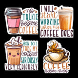 UVD 109 Coffee UV Decal Pack - Set of 4 High-Quality Designs