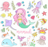 UVD 110 Mermaid - Premium UV Decal Pack - Set of High-Quality Designs