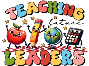 UVD 128 - Premium UV Decal - Single Decal 4" x 3" - Teaching Future Leaders