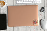 UVD 133 - Premium UV Decal - Single Decal 3" - Best teacher Ever Circle
