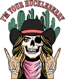 UVD 159 - Premium UV Decal - Single Decal 4.1" x 5" - I'm Your Huckleberry