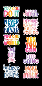 Monday Motivation - UVD 22 - Premium UV Decal Pack - Set of 10 High-Quality Designs