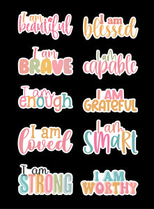 Positivity 1 - UVD 33 - Premium UV Decal Pack - Set of 10 High-Quality Designs