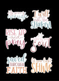 Faith 1 - UVD 36 - Premium UV Decal Pack - Set of 6 High-Quality Designs