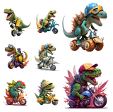 UVD 95 Dinosaur 1 - Premium UV Decal Pack - Set of 8 High-Quality Designs