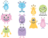 UVD 97 Monsters - Premium UV Decal Pack - Set of 10 High-Quality Designs