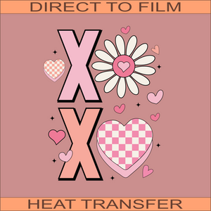 XOXO | Ready to Press Heat Transfer 8.5" x 11"