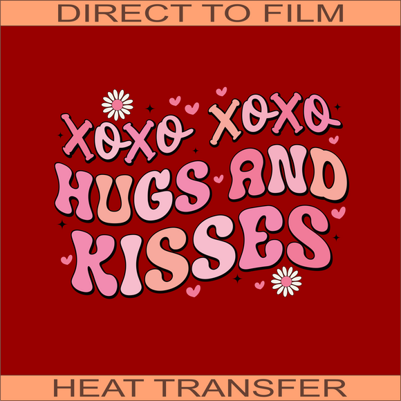 XOXO Hugs and Kisses | Ready to Press Heat Transfer 10.5