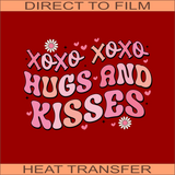 XOXO Hugs and Kisses | Ready to Press Heat Transfer 10.5" x 7.5"