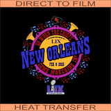 KCC121 New Orleans KC Football | Ready to Press Heat Transfer 10.5" x 12"